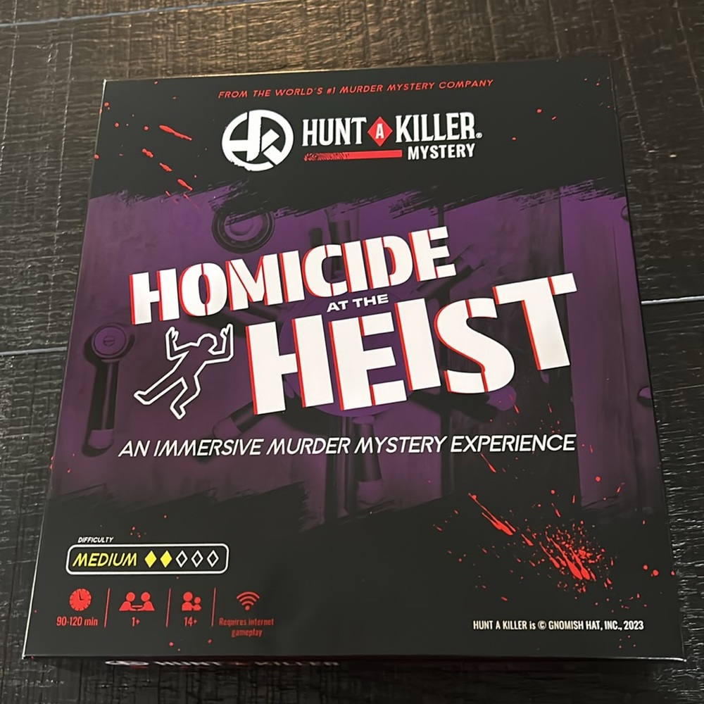 Hunt A Killer Homicide at the Heist Murder Mystery Game
